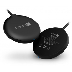 CONNECT IT MagSafe Wireless Fast Charge Bezdrôtová nabíjačka, 15 W, čierna