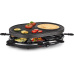 Tristar RA-2731 raclette grill, 1400 W, 5in1, pro 8 lidí, černý