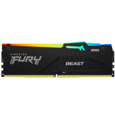 KINGSTON DIMM DDR5 128GB (Kit of 4) 5600MT/s CL40 FURY Beast RGB XMP