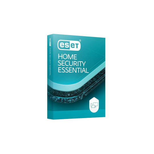 ESET HOME SECURITY Essential pre  3 zariadenia, predĺženie i nová licencia na 1 rok