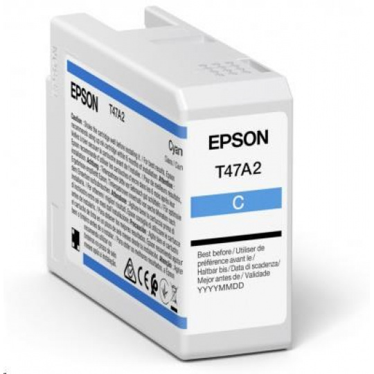 Atrament EPSON Singlepack Cyan T47A2 UltraChrome Pro 10 50 ml
