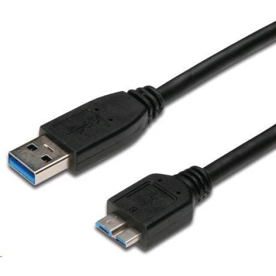 Kábel USB PREMIUMCORD 3.0 A - Micro B 5m, prepojenie (M/M)