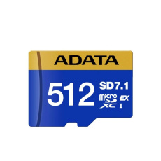 ADATA MicroSDXC karta 512GB Premier Extreme SD7.1, U3, C10, V30 (R:800/W:700 MB/s)