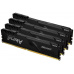 KINGSTON DIMM DDR4 64GB (Kit of 4) 3200MT/s CL16 1Gx8 FURY Beast Černá