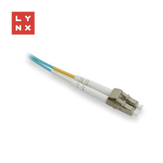 LYNX duplexní patch kabel MM, OM3, LC/LC, 50/125µm, 0,5m LYNX duplexní patch kabel MM, OM3, LC/LC, 50/125µm, 0,5m