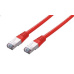 C-TECH kabel patchcord Cat5e, FTP, červený, 2m