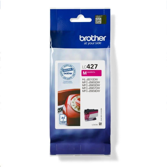 BROTHER INK LC-427M - cca 1500 stran, pro MFC-5955 6955 6957 6959 J6010