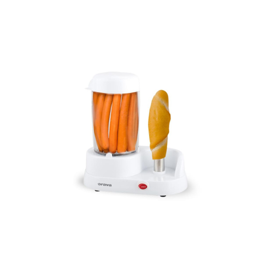 Orava HM-01 hotdogovač, 350 W, pro 6 párků, bílá