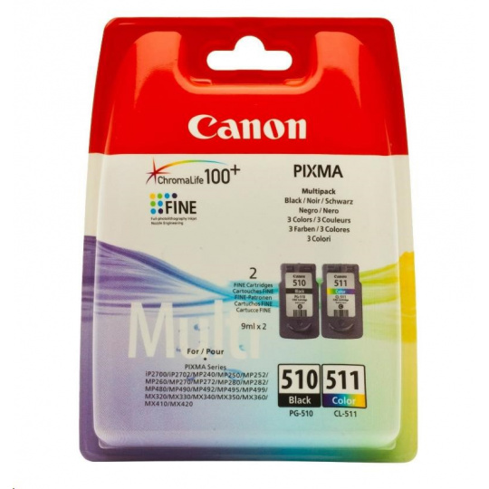 Canon BJ CARTRIDGE PG-510 / CL-511 Multi pack