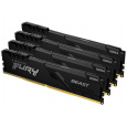 KINGSTON DIMM DDR4 16GB (Kit of 4) 2666MT/s CL16 FURY Beast Černá