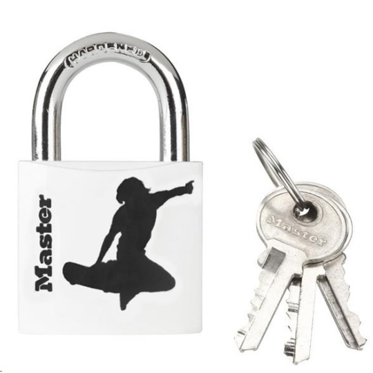 Master Lock 3430EURDSPO_surf visací zámek z pevného hliníku - 30mm