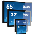 iiyama ProLite OTF2216MC-B1, 55.9 cm (22''), Projected Capacitive, 10 TP, Full HD, Ethernet, kit (USB), black