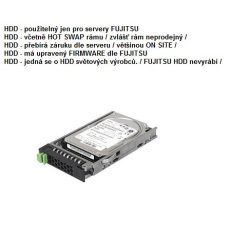 FUJITSU HDD SRV SAS 12G 600GB 10K 512n SED H-PL 2.5' - pre TX1320M3