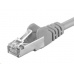 PREMIUMCORD Patch kábel CAT.6 F/UTP, RJ45-RJ45, AWG 26 1m sivá