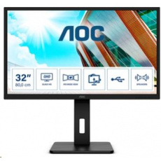 AOC MT IPS LCD WLED 31,5" Q32P2CA - IPS panel, 2560x1440, 2xHDMI, DP, USB-C, USB, reproduktory, pivot AOC MT IPS LCD WLED 31,5" Q32P2CA - IPS panel, 2560x1440, 2xHDMI, DP, USB-C, USB, reproduktory, pivot