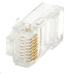 Konektor UTP RJ45 (8p8c), Cat6, 50µm, drát - 100 ks