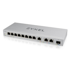 Zyxel XGS1250-12 12-portový gigabitový webový manažovateľný prepínač, 8x Gigabit RJ45, 3x MultiGig 1/2.5/5/10G, 1x SFP+