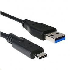 C-TECH USB kábel 2.0 AM na USB-C (AM/CM), 2 m, čierna
