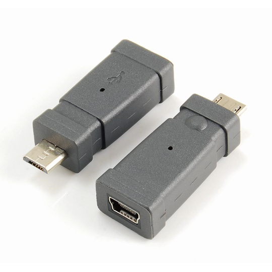 Adaptér USB PremiumCord Mini 5 PIN/samec - Micro USB/samec