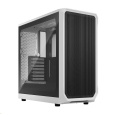 FRACTAL DESIGN skříň Focus 2 White TG Clear Tint, 2x USB 3.0, bez zdroje, mATX