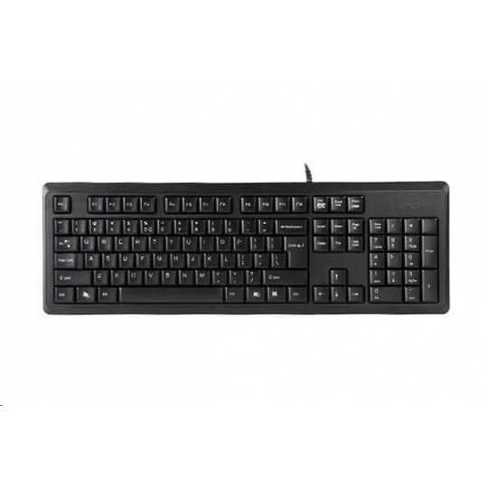 A4tech KR-92, klávesnice, CZ/US, USB, černá