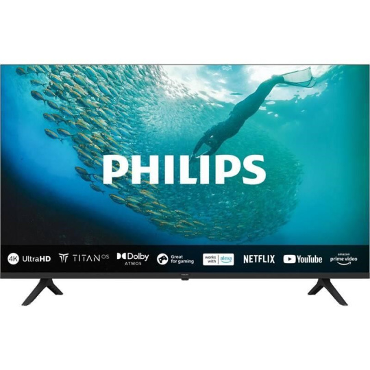 Philips 50PUS7009/12 50" TV, 4K Ultra HD, LED, Titan OS, Dolby Atmos, WiFi, HDMI, HDR, Pixel Precise Ultra HD