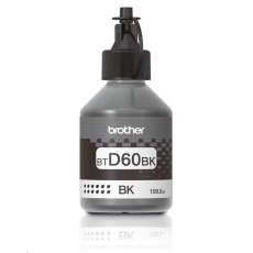 BROTHER INK BT-D60BK čierna pre T310, T510W, T710W, T910 cca 6000 strán, bez pigmentu