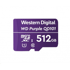 Karta WD MicroSDXC 512GB Purple WDD512G1P0C Class 10 (R:100/W:60 MB/s)