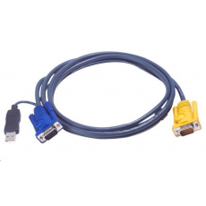 Kombinovaný kábel ATEN KVM k CS-12xx, CS-231 USB, 6 m