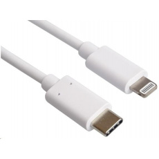 PREMIUMCORD Apple Lightning - USB-C™ USB nabíjací a dátový kábel MFi pre Apple iPhone/iPad, 1 m