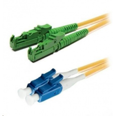 Duplexní patch kabel SM 9/125, OS2, E2000(APC)-LC(PC), LS0H, 1m Duplexní patch kabel SM 9/125, OS2, E2000(APC)-LC(PC), LS0H, 1m