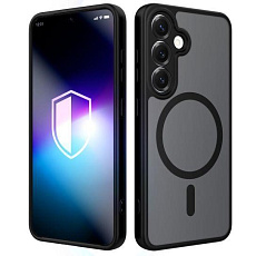 3mk ochranný kryt Misty MagCase Black pro Samsung Galaxy S25