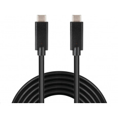 Kábel PREMIUMCORD USB-C ( USB 3.1 generácia 2, 3A, 10Gbit/s ) čierna, 0,5 m