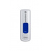 TRANSCEND Flash disk 64GB JetFlash®530, USB 2.0 (R:16/W:6 MB/s) biela/modrá kráľovská