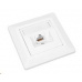 Solarix Zásuvka CAT6 UTP 1 x RJ45 pod omietku biela SX9-1-6-UTP-WH