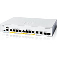 BAZAR - Cisco Catalyst switch C1300-8FP-2G (8xGbE,2xGbE/SFP combo,8xPoE+,120W,fanless) - REFRESH - rozbaleno