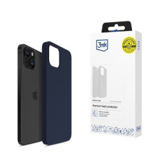 3mk Silicone Case pro Apple iPhone 15 Dark Navy 3mk Silicone Case pro Apple iPhone 15 Dark Navy