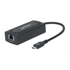 MANHATTAN USB-C na 5G sieťový adaptér, čierny, maloobchodná krabica