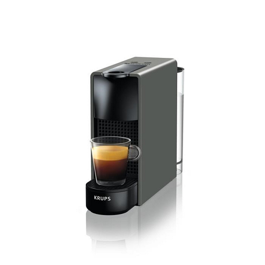 Krups XN110B Nespresso Essenza Mini, kapslový, šedá Krups XN110B Nespresso Essenza Mini, kapslový, šedá