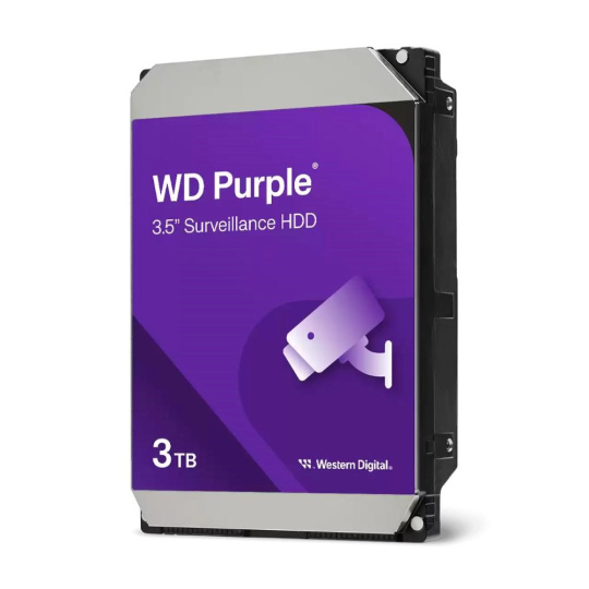 WD PURPLE WD34PURZ 3TB, SATA III 3.5", 128MB, 180MB/s, Low Noise, CMR WD PURPLE WD34PURZ 3TB, SATA III 3.5", 128MB, 180MB/s, Low Noise, CMR