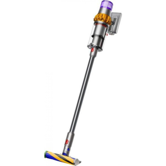 BAZAR - Dyson V15 Detect Absolute 2023, vysavač, 14 cyklonů, 240 AW, filtrace celého přístroje - poškozený obal