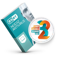 ESET NOD32 Antivirus: Krabicová licencia pre 1 PC na 2 roky (Akcia na 3 roky)