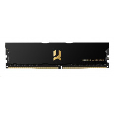 DDR4 8GB 3600MHz CL17 DR GOODRAM IRDM PRO DIMM, čierna/zlatá