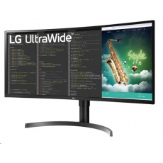 LG MT VA LCD LED 35" 35WN75C - VA panel, 3440x1440, 2xHDMI, DP, USB-C, repro, zakriven, vysk stavitelny, posk obal