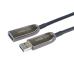 PremiumCord Optický predlžovací kábel AOC USB 3.0 A/muži - A/ženy, 15m
