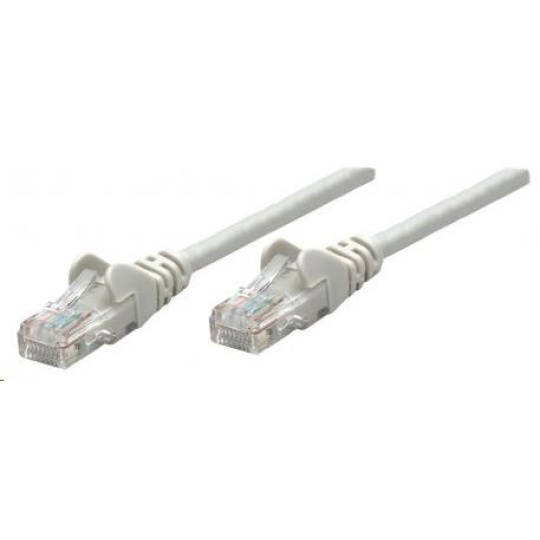 Intellinet patch kábel, Cat6 Certified, CU, UTP, PVC, RJ45, 0.5 m, šedý