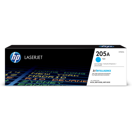 HP 205A Cyan Original LaserJet Toner Cartridge (900 pages) HP 205A Cyan Original LaserJet Toner Cartridge (900 pages)
