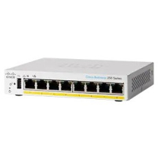 BAZAR - Cisco switch CBS250-8PP-D (8xGbE,8xPoE+,45W,fanless) - REFRESH - použito