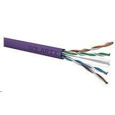 Inštalačný kábel Solarix UTP, Cat6, drôt, LSOH, krabica 100 m SXKD-6-UTP-LSOH
