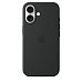 APPLE iPhone 16 Silicone Case with MagSafe - Black